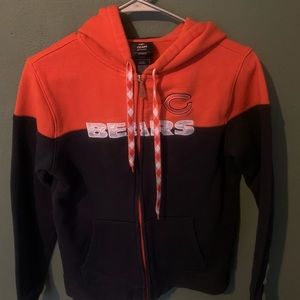 Chicago Bears Women’s Sweater Zip-Up (Small)
